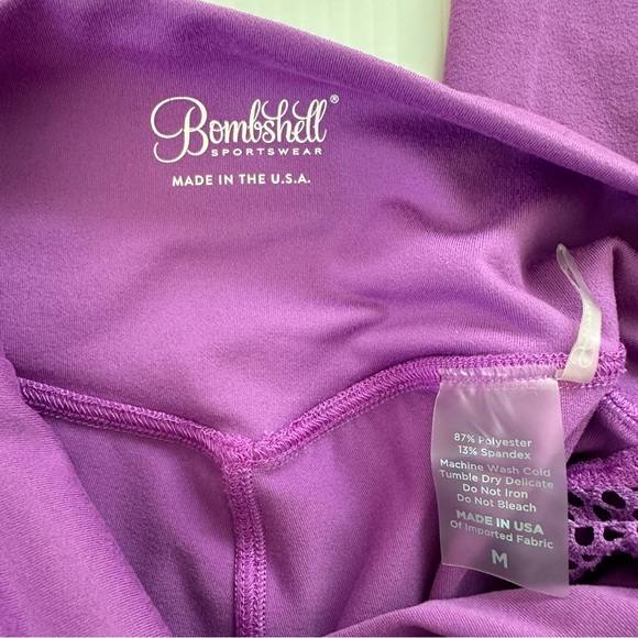Bombshell Sportswear Mohawk Leggings Orchid, M - Picture 7 of 11